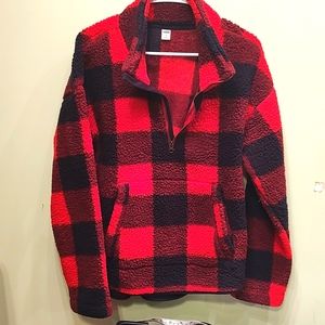 Old Navy sherpa pullover with front pocket